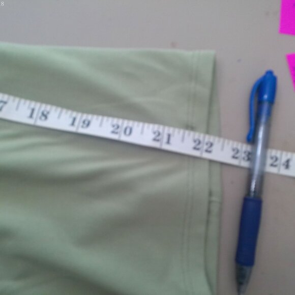 NEW DIRECTION STUDIO (2) Piece Green Pajama Sleeveless Tank & Crop Pants XXL, XL - Picture 7 of 7